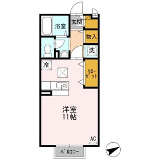【間取り】 | パル・ロワール | 1Room