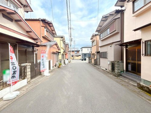 物集女町北ノ口　建築条件無土地の前面道路含む現地写真