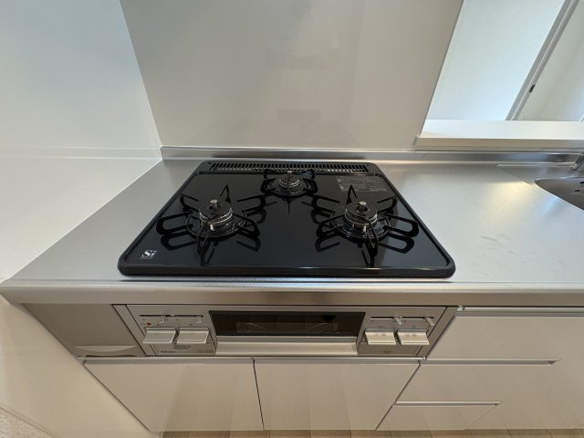 稲美町国北アパートのキッチン