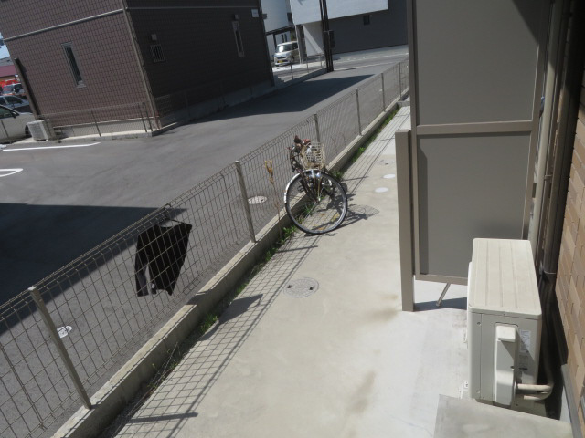 シャルレAのバルコニー