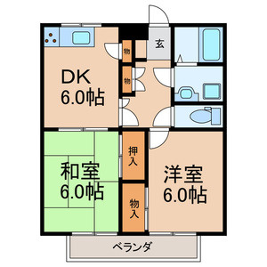 【間取り】 | メゾンアルピナ | 間取り図