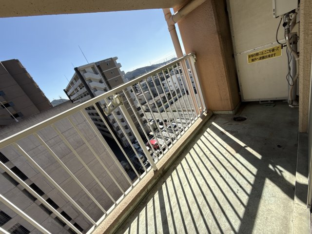 ロイヤルコーポ姫路のバルコニー