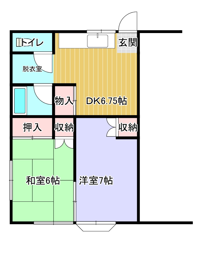 コーポファミールの間取り