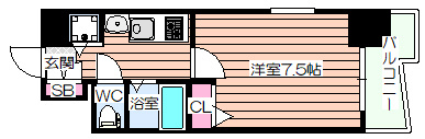 【間取り】 | プレサンス本町リアルシティ