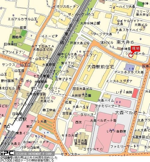 【地図】 | 日興パレス大森ＰＡＲＴⅡ