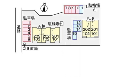 【駐車場】 | ヒルサイドハウスＹＨ1