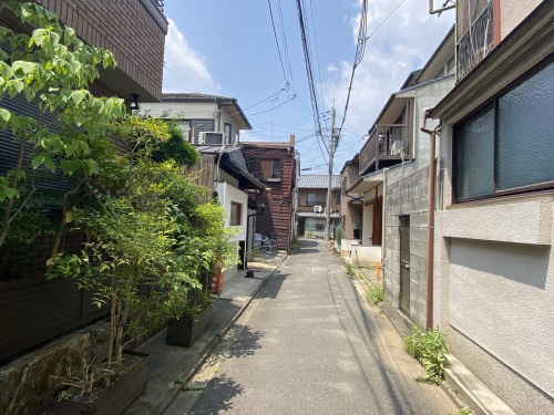 上京区上天神町 土地の前面道路含む現地写真