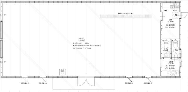 犬塚店舗事務所の区画図
