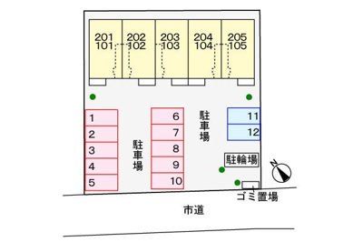 【駐車場】 | フレーシュ | 駐車場