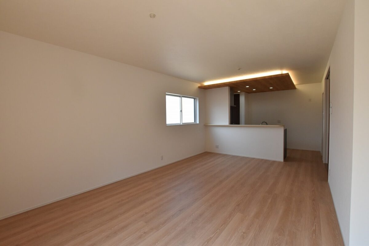 広島市安佐南区長楽寺１丁目　新築一戸建て(全9棟)の居間・リビング