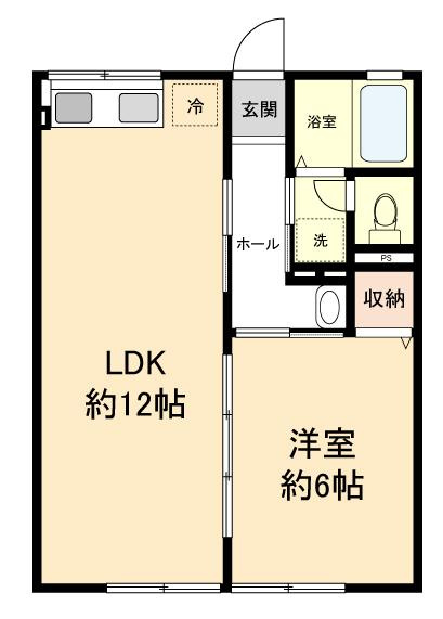 シティハイム福田の間取り