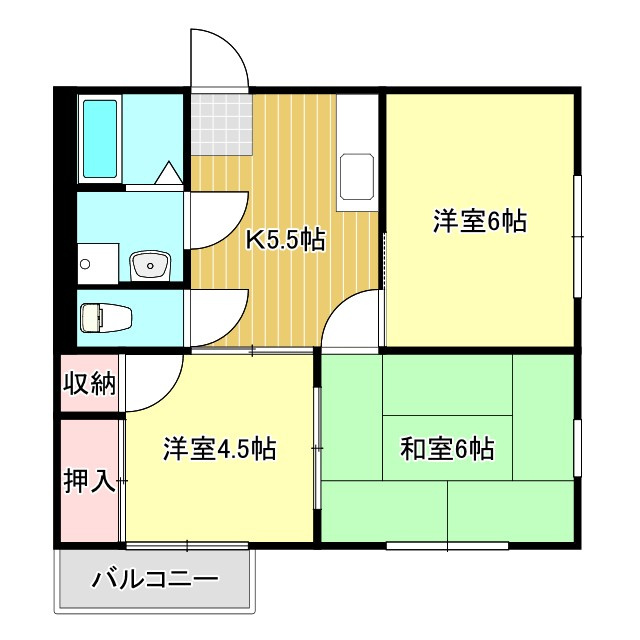 パールマンションの間取り
