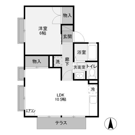 【間取り】 | 笠原ハイツA