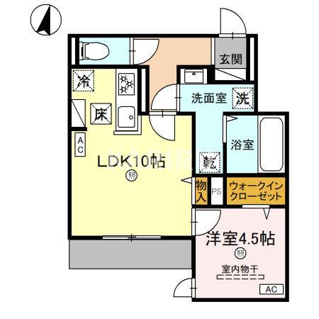 Clashist城北公園の間取り