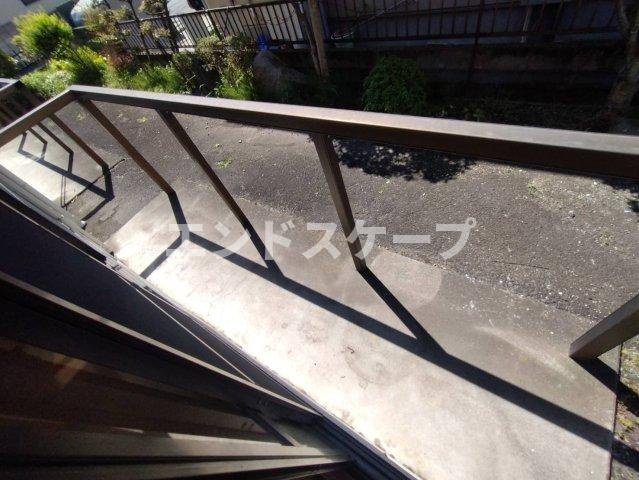 笠原ハイツ　Ａのバルコニー|高崎、前橋のお部屋探しはエンドスケープまで！お客様の理想お聞かせ下さい♪