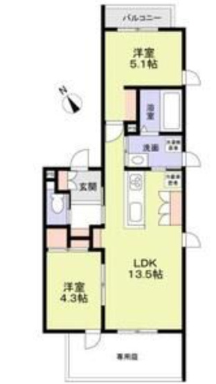 【間取り】 | フォレスト上野芝