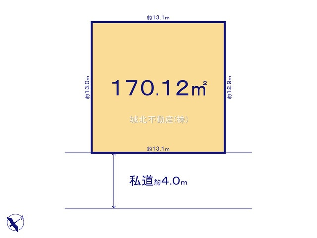 杉並区浜田山2丁目 限定1区画の区画図