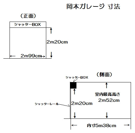 【区画図】 | 岡本ガレージ