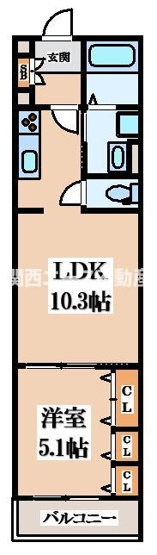 【間取り】 | ラモーナ東山町Ⅱ
