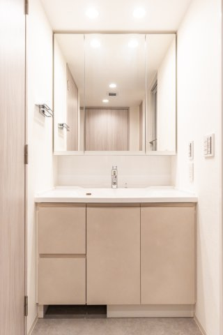 ジオタワー堺筋本町の独立洗面台