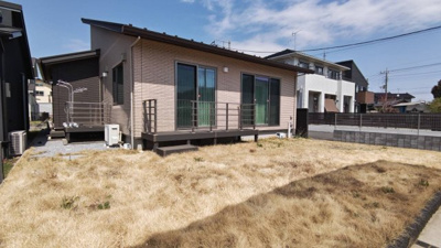 【外観】 | 東中野戸建貸家 | ★オール電化★ペット可★床暖房★平屋★駐車３台可★追い焚き★