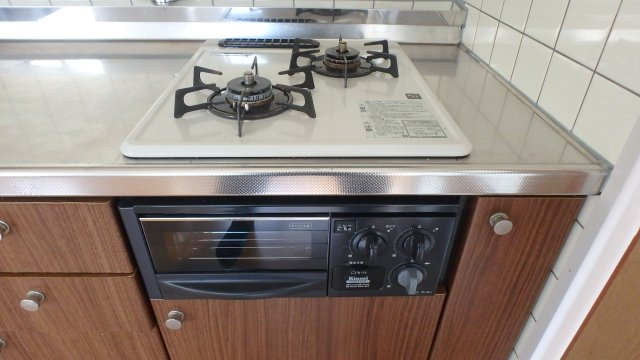 グレイスハイム大同のキッチン|2口コンロが付いています