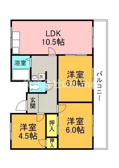 【間取り】 | グランドハイツ春日台