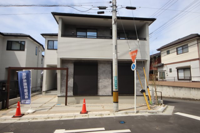 《仲介手数料無料》緑区芝原２丁目16-15(B号棟)新築一戸建ての外観|撮影日 2024年4月13日 13:00 晴れ