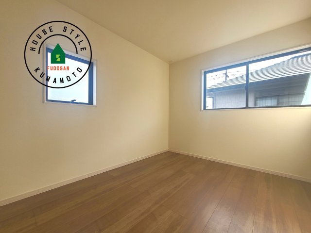 菊池郡菊陽町原水第3-3棟（1号棟）の内観：施工例|主寝室には収納力に優れたクローゼットがありますので、お部屋もすっきり片付きます。