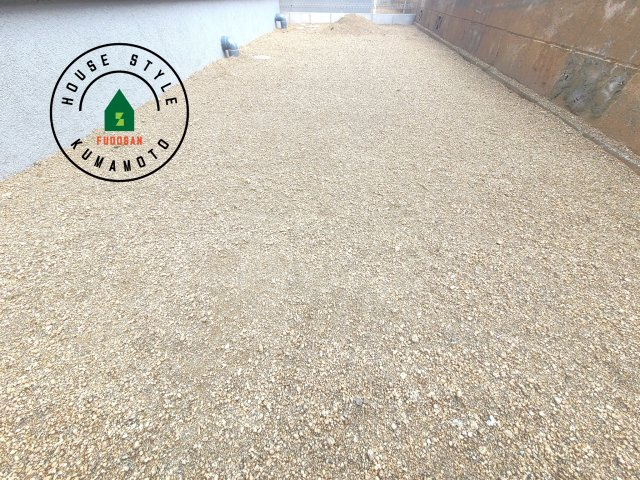 菊池郡菊陽町原水第3-3棟（1号棟）の庭|お庭で自由な時間を過ごせます。