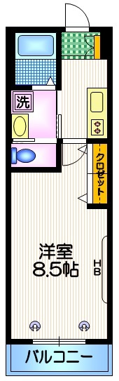 ザ・レジデンス新宿北の間取り|★広々8.5帖の洋室★
