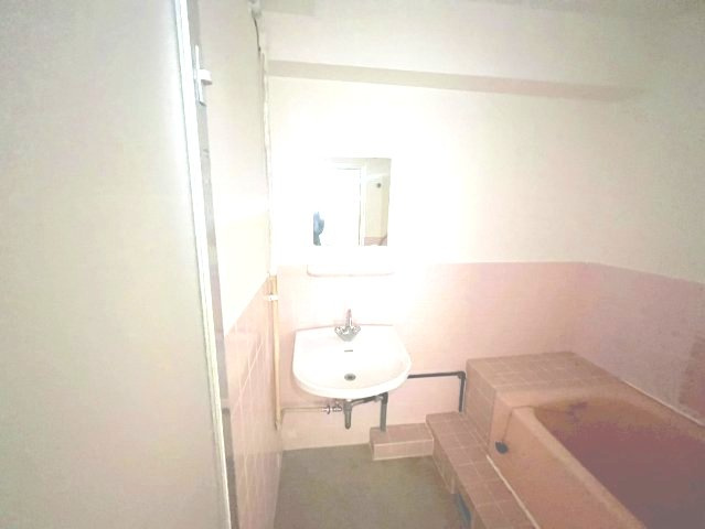 住吉ハイツ(I)の洗面所|忙しい朝には欠かせない洗面所です