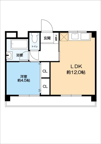 住吉ハイツ(I)の間取り