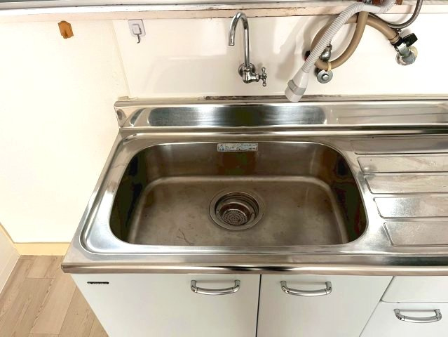 住吉ハイツ(I)のキッチン|キッチンシンク部分です