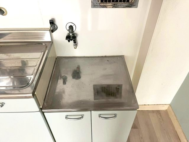 住吉ハイツ(I)のキッチン|お好きなガスコンロを設置いただけます