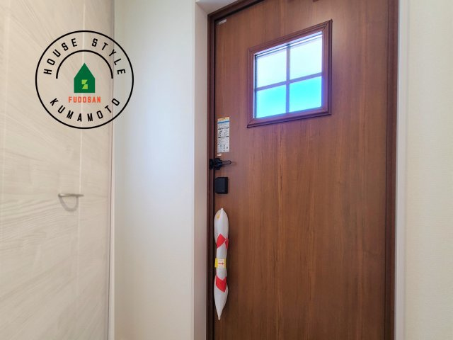 菊池郡菊陽町原水第3-3棟（3号棟）の内観：施工例|二重ロックでしっかり防犯対策ができます。