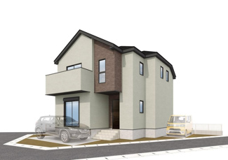 【外観】 | 越谷市南荻島　新築分譲住宅　全１棟