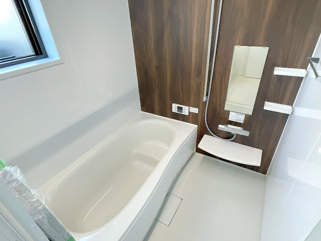 【浴室】 | ふじみ野市大井中央4丁目　新築一戸建住宅◆限定1棟◆(ふじみ野店) | 一日の疲れを癒す浴室は機能的なシステムバスルーム。