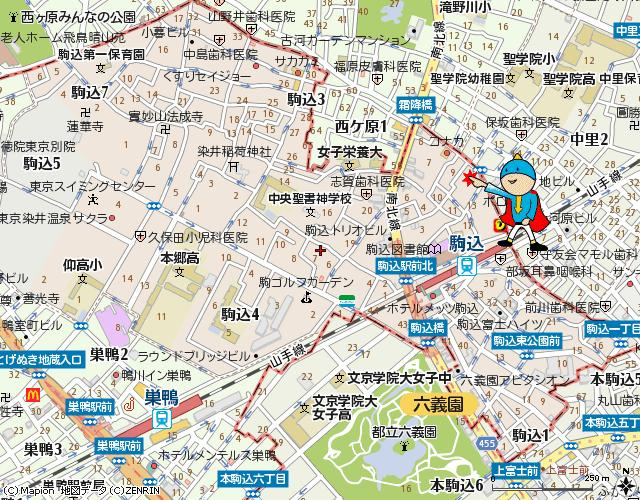 山手ハイツの地図