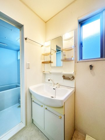 花ぽーとIIの洗面所|スペースが確保できる洗面所です