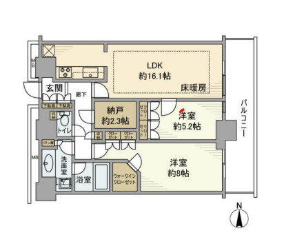 リエトコート武蔵小杉イーストタワーの間取り|横須賀線武蔵小杉駅徒歩2分♪
