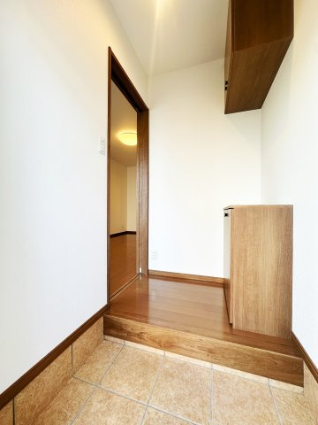 花ぽーとⅢの玄関|明るい玄関です