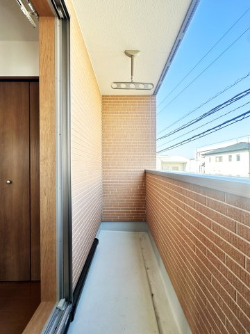 花ぽーとⅢのバルコニー|バルコニー付きです