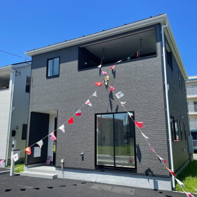 【外観】 | 鹿嶋市宮津台3号棟 | 施工例■2025.5月完成予定！■住宅ローンのご相談は無料ですので、お気軽にご相談下さい！