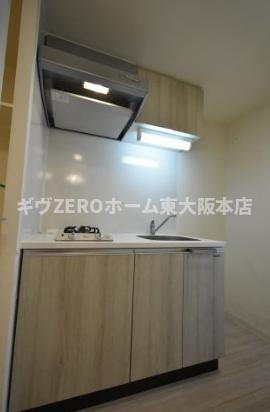プレサンスOSAKA東成中本ハーヴィルのキッチン