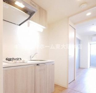 プレサンス谷町九丁目駅前のキッチン