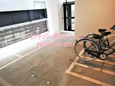 【その他共用部分】 | ユリカロゼ練馬／ユリカロゼネリマ | 屋内駐輪場です。雨の日も安心