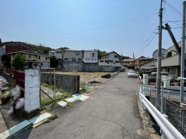 海南市黒江　土地の前面道路含む現地写真