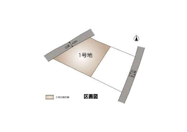 【区画図】 | 霧島市国分清水1丁目（1号棟）建築条件付き売土地