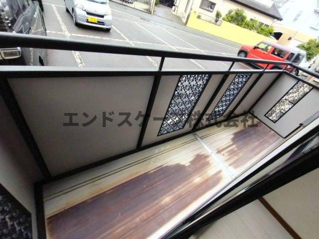 メゾン・ド・カメリアのバルコニー|高崎、前橋のお部屋探しはエンドスケープまで！お客様の理想お聞かせ下さい♪